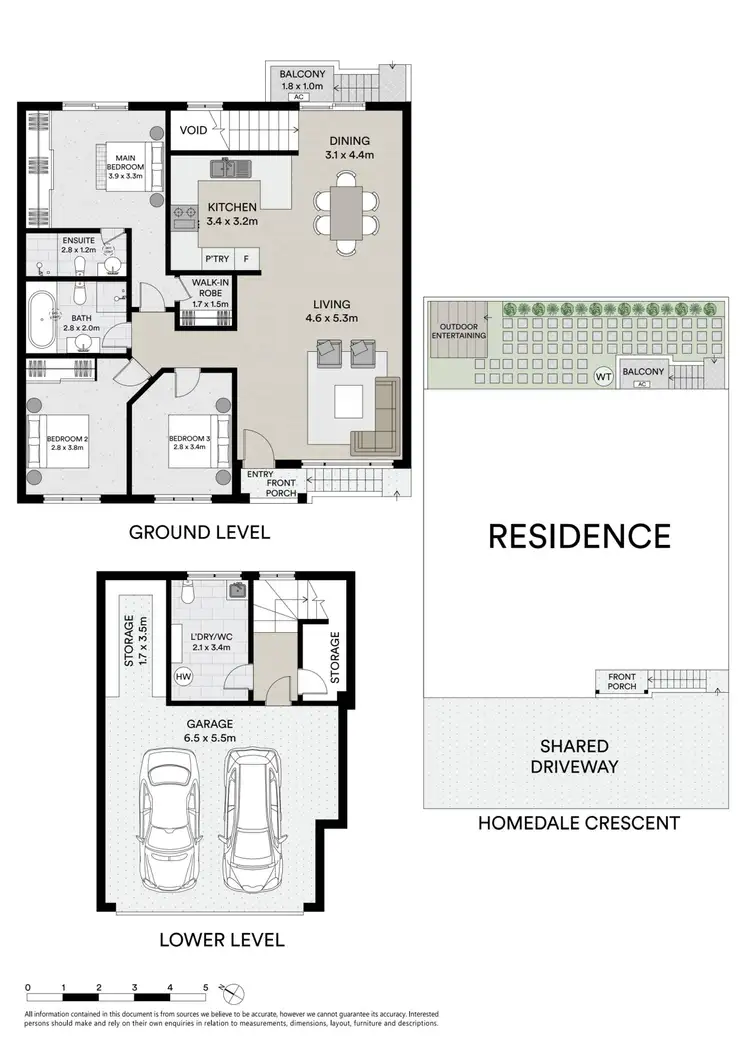Floorplan of Homely townhouse listing, 4/10 Homedale Crescent, Connells Point NSW 2221