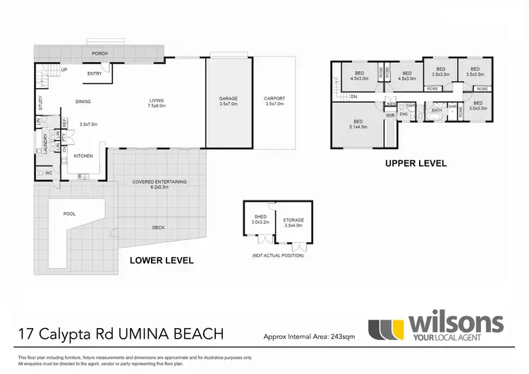 Floorplan of Homely house listing, 17 Calypta Road, Umina Beach NSW 2257