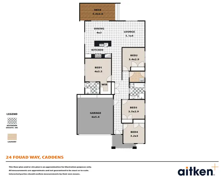 Floorplan of Homely house listing, 24 Fouad Way, Caddens NSW 2747