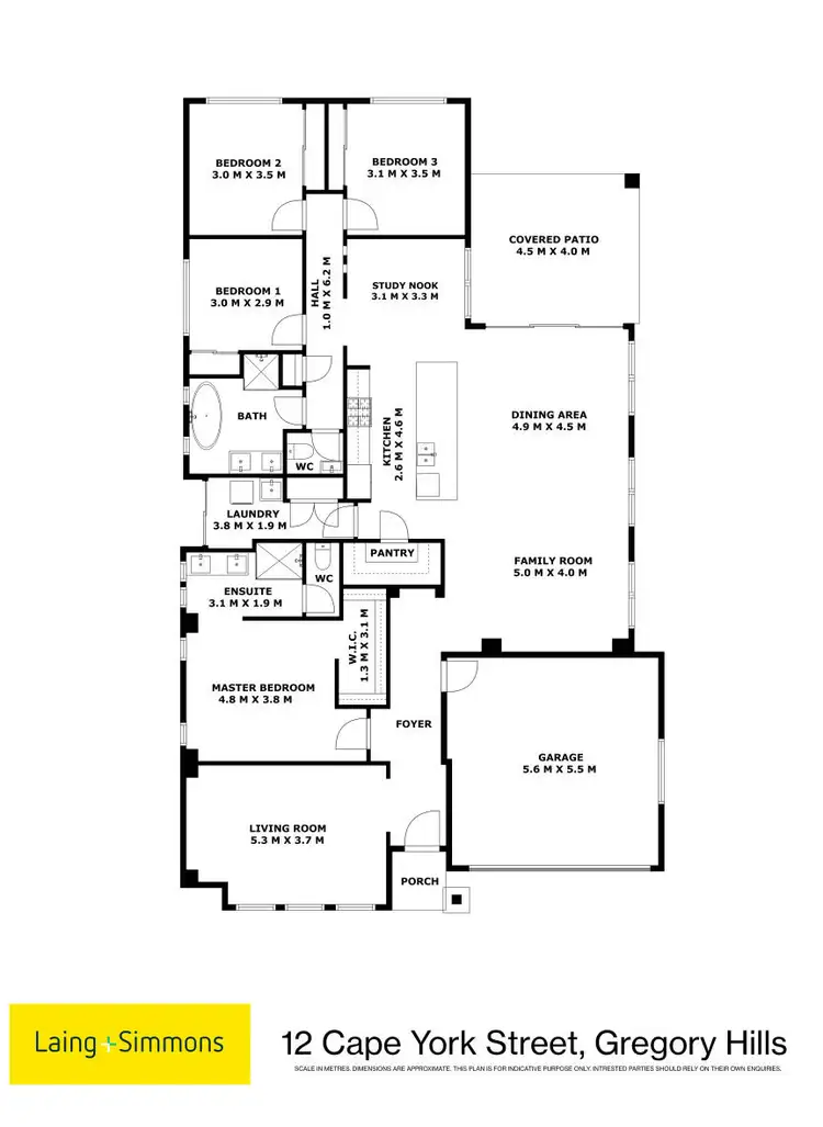 Floorplan of Homely house listing, 12 Cape York Street, Gregory Hills NSW 2557