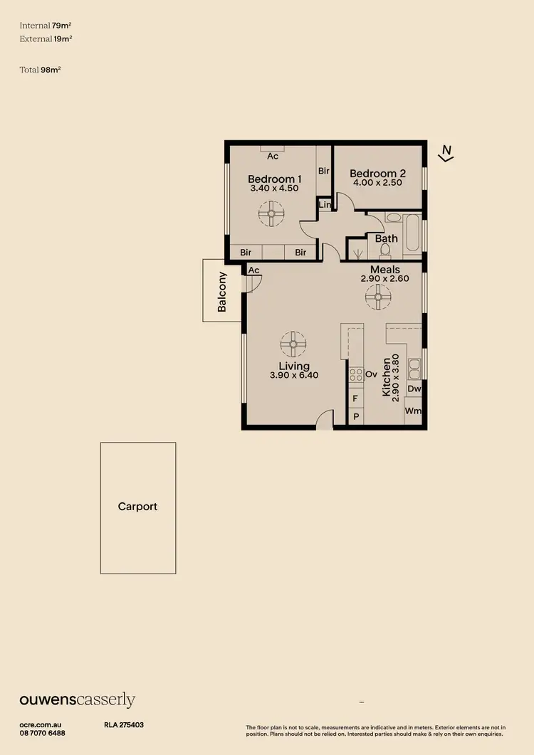 Floorplan of Homely unit listing, 4/2 Godfrey Terrace, Leabrook SA 5068
