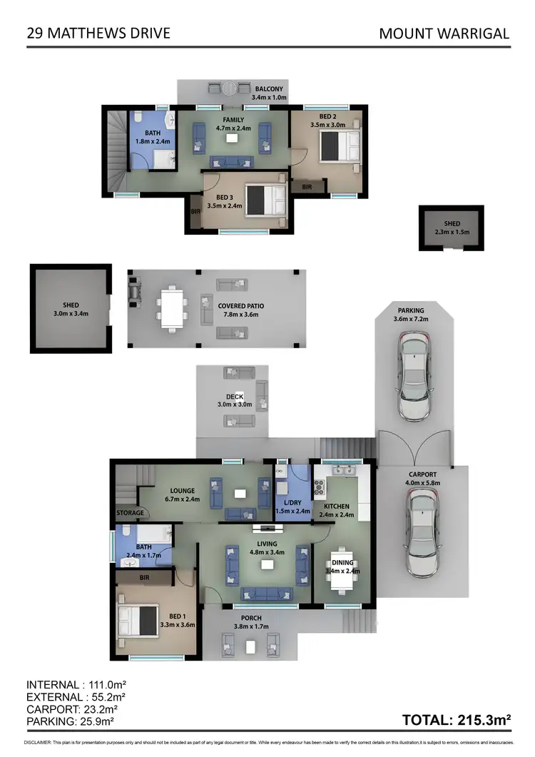 Floorplan of Homely house listing, 29 Matthews Drive, Mount Warrigal NSW 2528