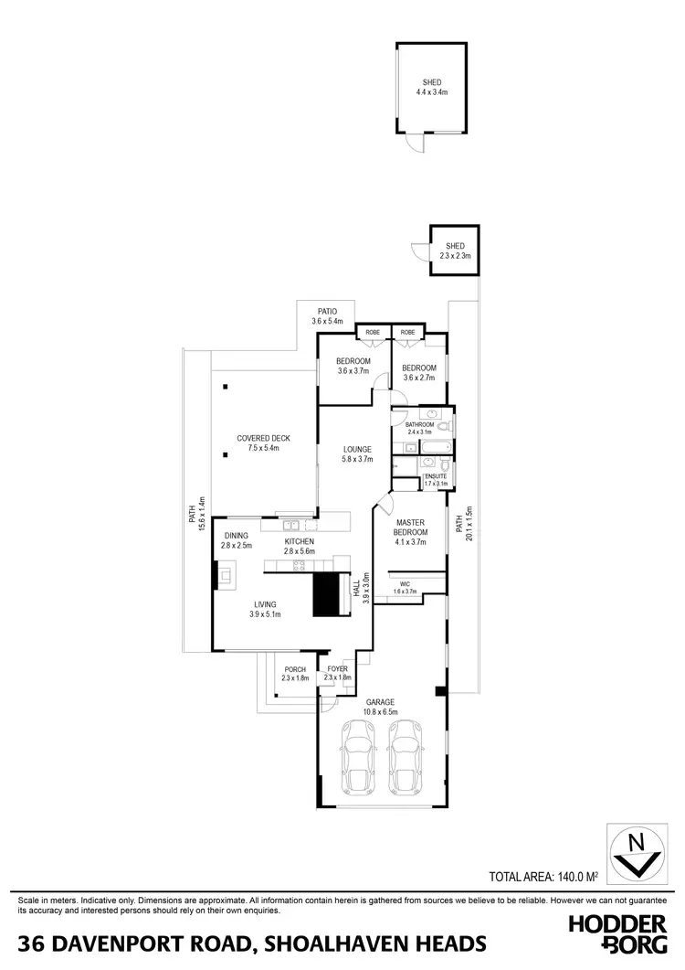 Floorplan of Homely house listing, 36 Davenport Road, Shoalhaven Heads NSW 2535