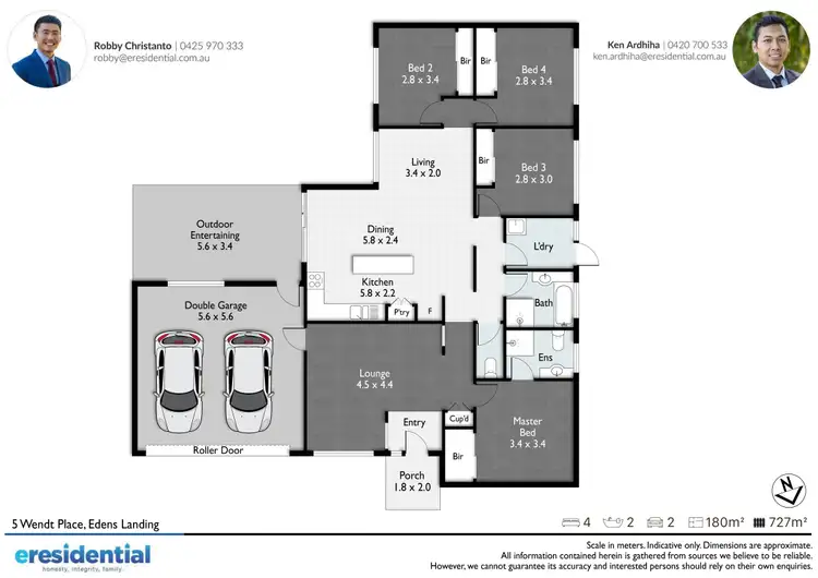 Floorplan of Homely house listing, 5 Wendt Place, Edens Landing QLD 4207
