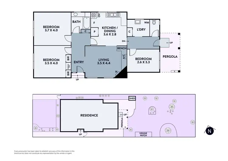 Floorplan of Homely house listing, 265A Station Street, Fairfield VIC 3078