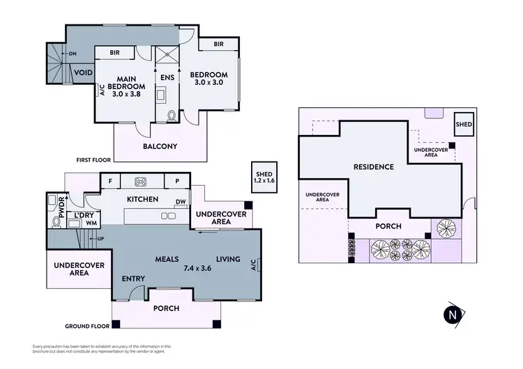 Floorplan of Homely house listing, 1A Adelaide Street, Ascot Vale VIC 3032