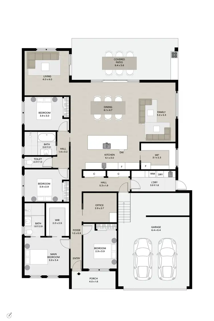 Floorplan of Homely house listing, 33 Ridgeview Crescent, Riverside TAS 7250