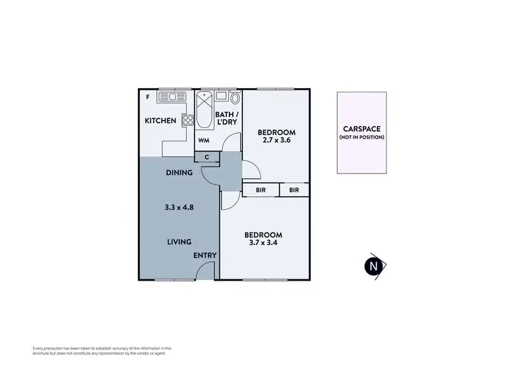 Floorplan of Homely apartment listing, 4/77 Pender Street, Thornbury VIC 3071