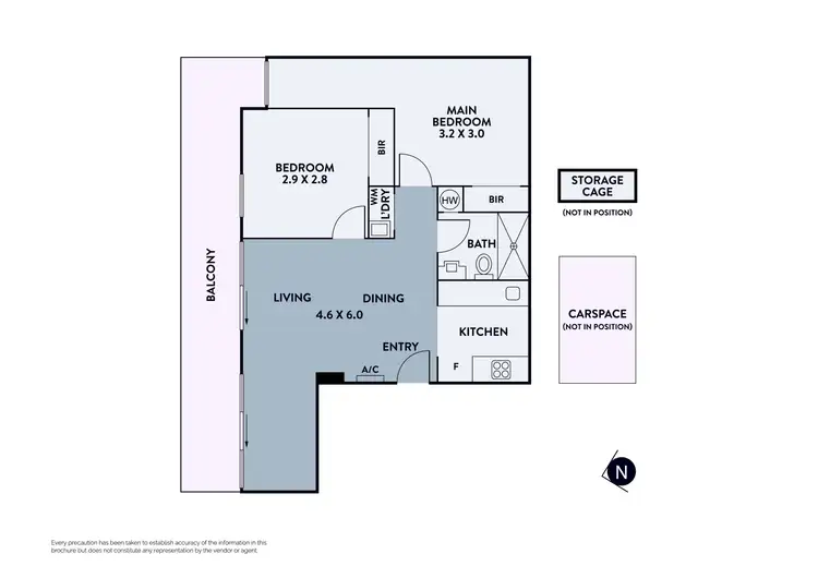 Floorplan of Homely apartment listing, 7/94 Union Street, Northcote VIC 3070