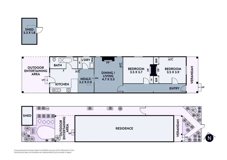 Floorplan of Homely house listing, 5 Henry Street, Northcote VIC 3070