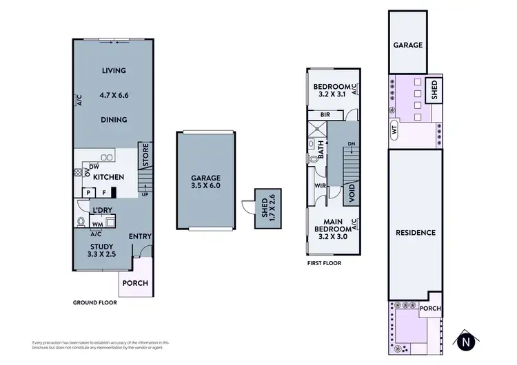 Floorplan of Homely house listing, 114B Beaconsfield Parade, Northcote VIC 3070