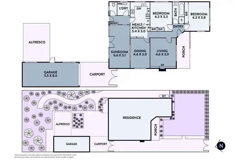 Floorplan of Homely house listing, 82 McMahon Road, Reservoir VIC 3073