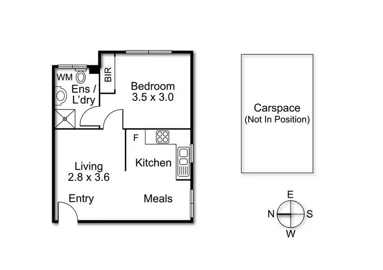 Floorplan of Homely apartment listing, 4/115-117 Gold Street, Collingwood VIC 3066