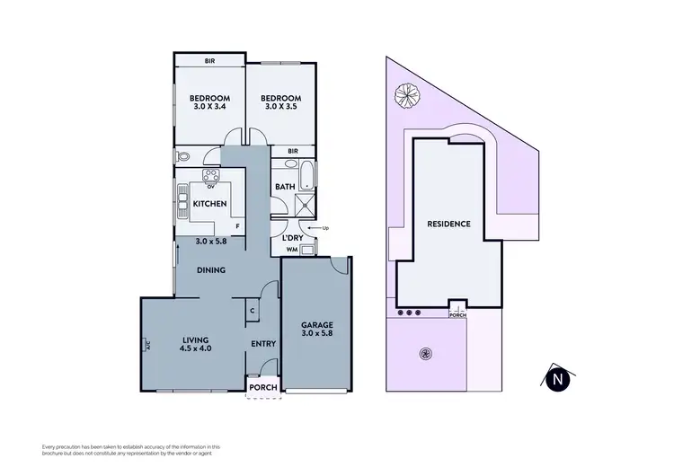 Floorplan of Homely unit listing, 2/217A Spring Street, Reservoir VIC 3073