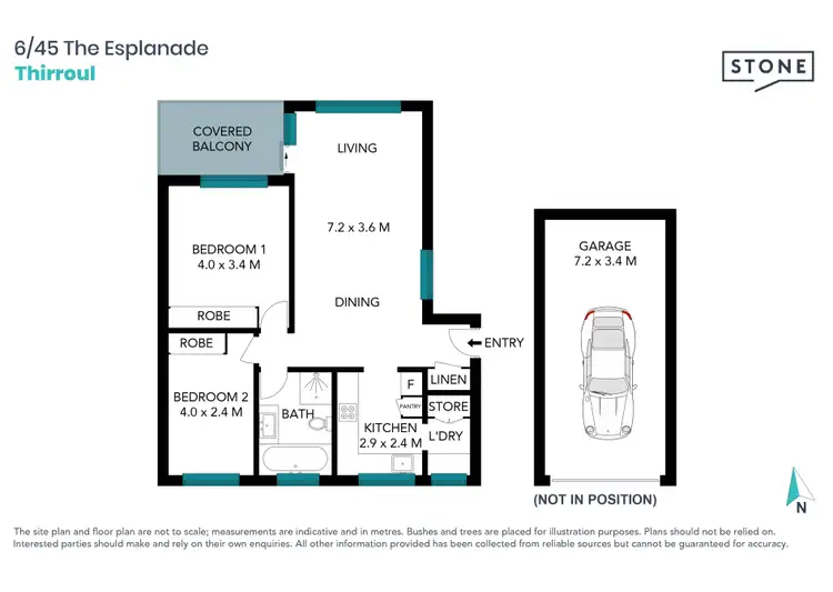 Floorplan of Homely apartment listing, 6/45 The Esplanade, Thirroul NSW 2515