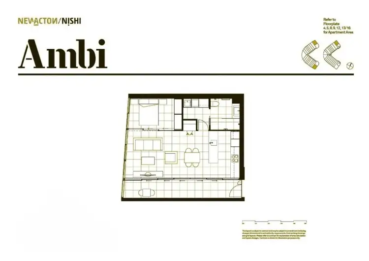 Floorplan of Homely apartment listing, 1201/25 Edinburgh Avenue, City ACT 2601