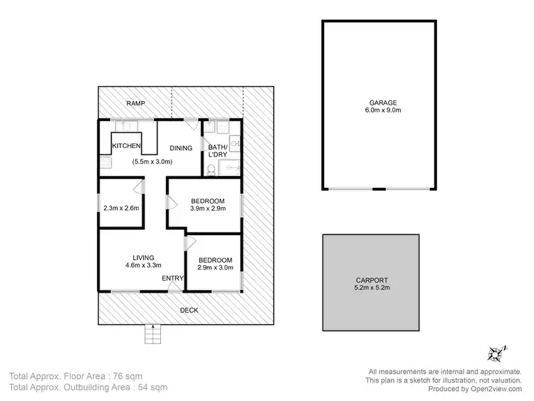 Floorplan of Homely house listing, 4 Chaffeys Drive, Dodges Ferry TAS 7173