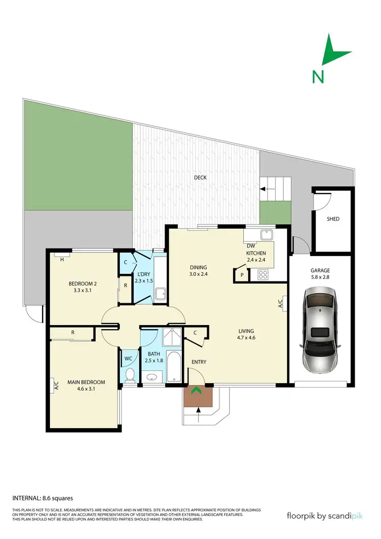 Floorplan of Homely unit listing, 4/20 Lording Street, Ferntree Gully VIC 3156