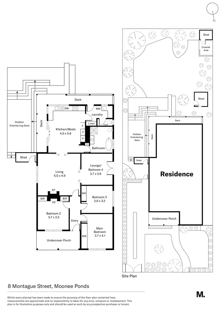 Floorplan of Homely house listing, 8 Montague Street, Moonee Ponds VIC 3039