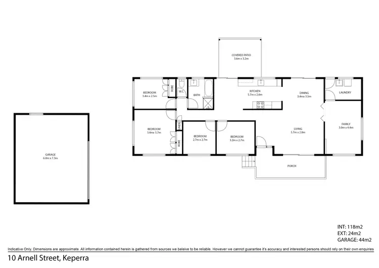 Floorplan of Homely house listing, 10 Arnell Street, Keperra QLD 4054