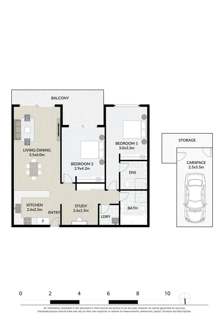 Floorplan of Homely apartment listing, 202/8D Myrtle Street, Prospect NSW 2148