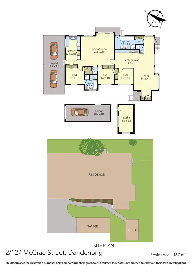 Floorplan of Homely unit listing, 2/127 McCrae Street, Dandenong VIC 3175