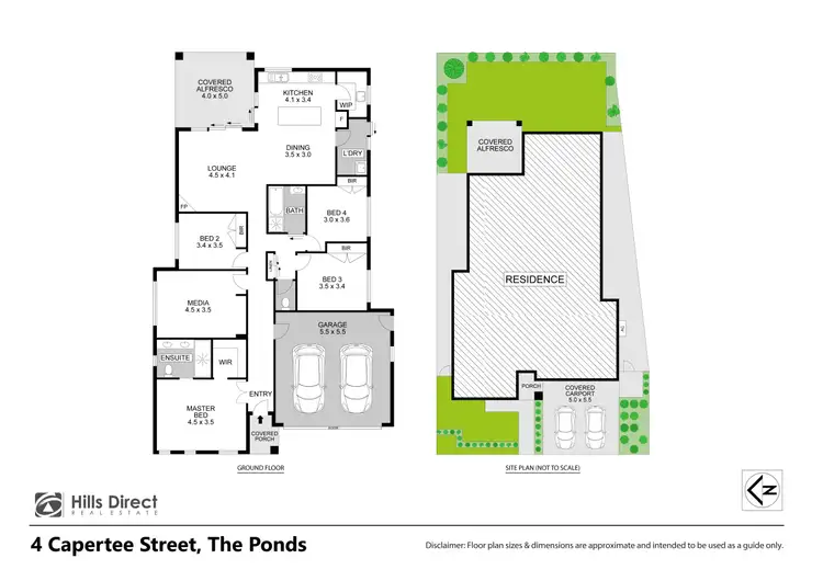 Floorplan of Homely house listing, 4 Capertee Street, The Ponds NSW 2769