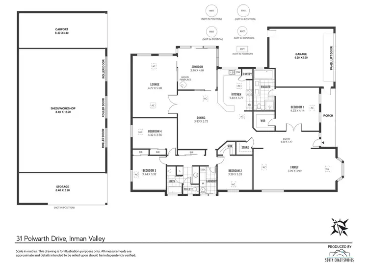 Floorplan of Homely rural property listing, 31 Polwarth Drive, Inman Valley SA 5211