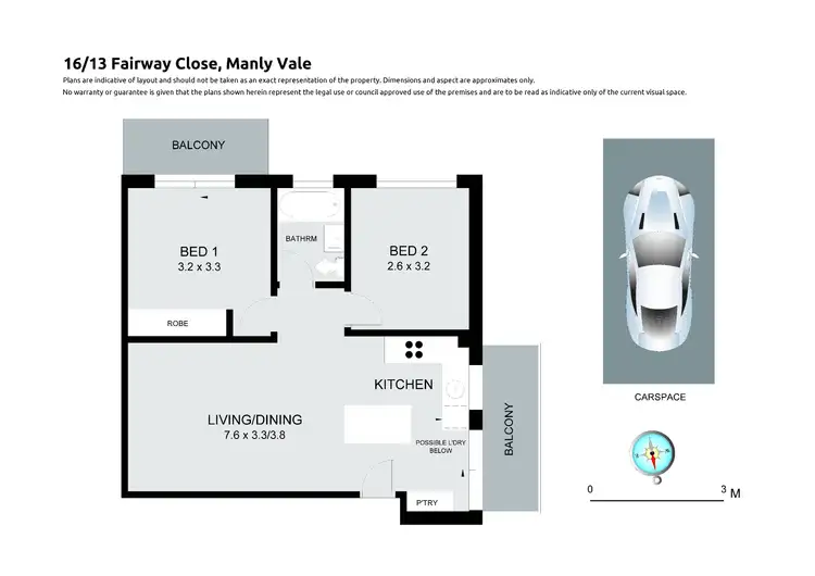 Floorplan of Homely unit listing, 16/13 Fairway Close, Manly Vale NSW 2093