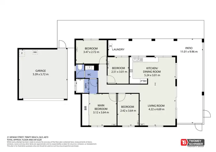 Floorplan of Homely house listing, 21 Wewak Street, Trinity Beach QLD 4879