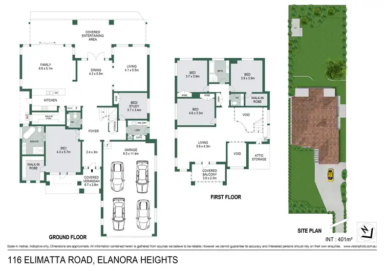 Floorplan of Homely house listing, 116 Elimatta Road, Mona Vale NSW 2103