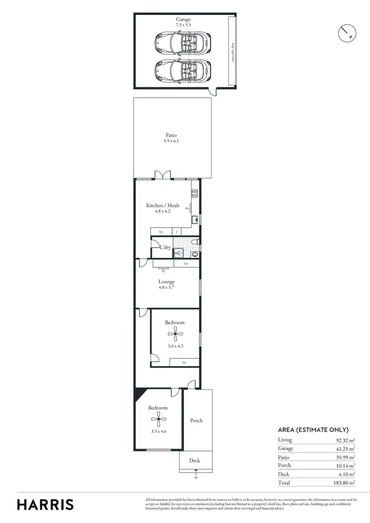 Floorplan of Homely house listing, 19 Fairmont Avenue, Black Forest SA 5035
