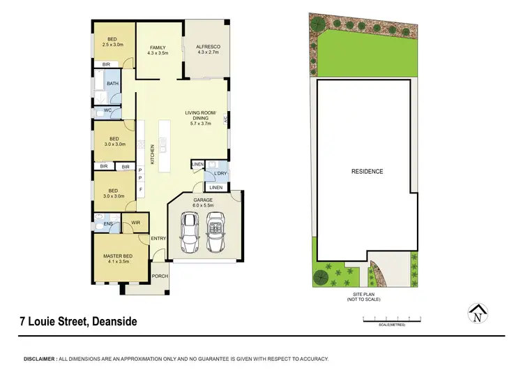 Floorplan of Homely house listing, 7 Louie Street, Deanside VIC 3336