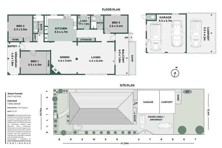 Floorplan of Homely house listing, 1 Ellis Street, Concord NSW 2137