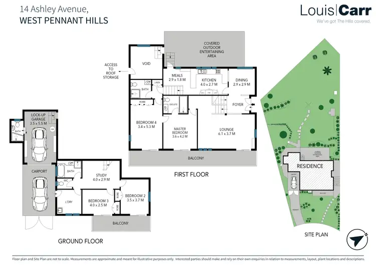 Floorplan of Homely house listing, 14 Ashley Avenue, West Pennant Hills NSW 2125