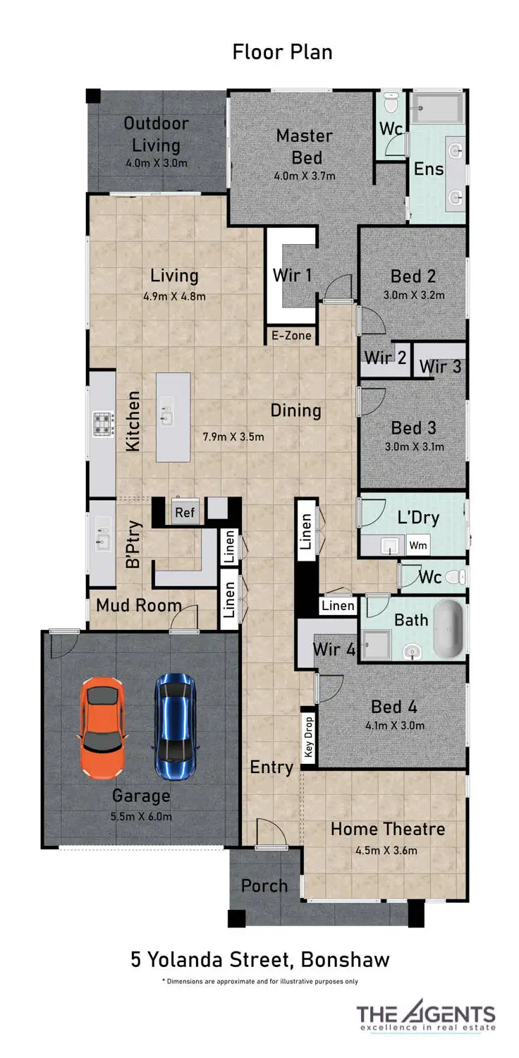 Floorplan of Homely house listing, 5 Yolanda Street, Bonshaw VIC 3352