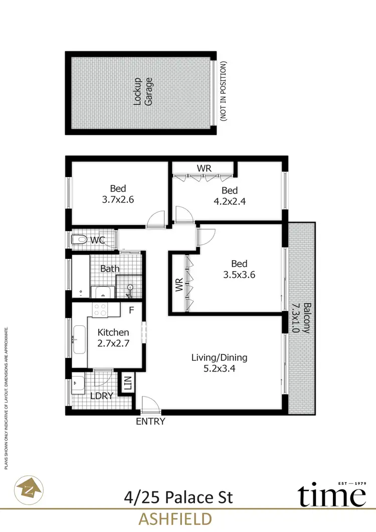 Floorplan of Homely apartment listing, 4/25 Palace Street, Ashfield NSW 2131