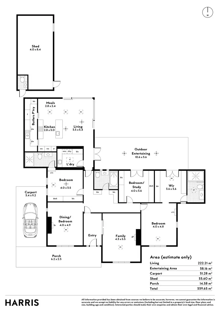 Floorplan of Homely house listing, 2 Andrew Avenue, Millswood SA 5034