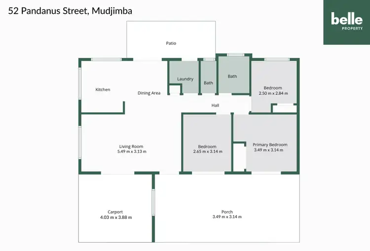 Floorplan of Homely house listing, 52 Pandanus Street, Mudjimba QLD 4564