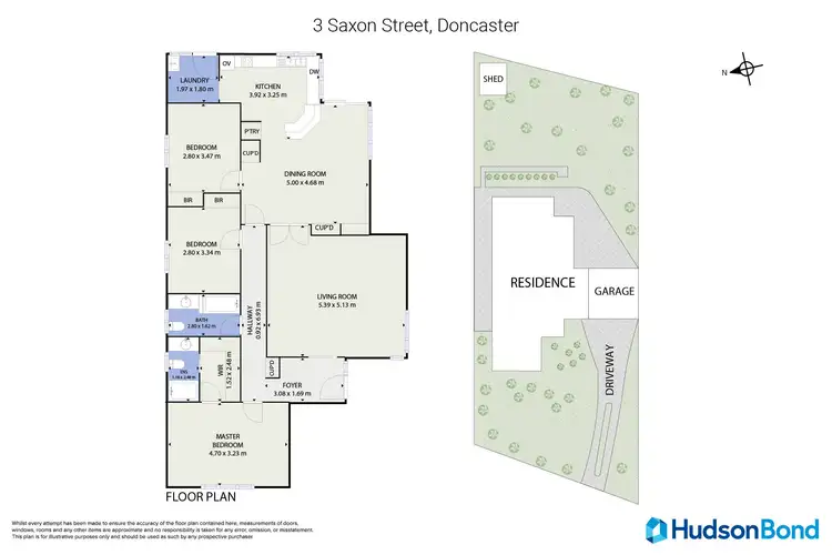 Floorplan of Homely land listing, 3 Saxon Street, Doncaster VIC 3108