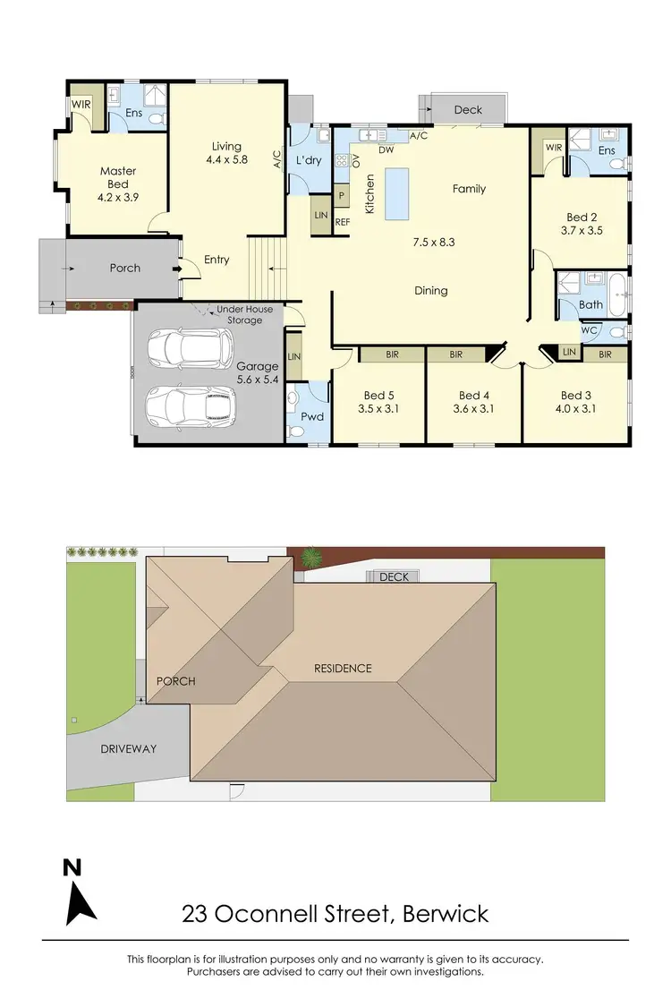 Floorplan of Homely house listing, 23 Oconnell Street, Berwick VIC 3806