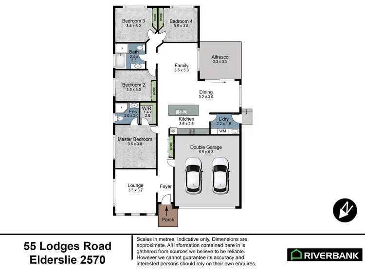 Floorplan of Homely house listing, 55 Lodges Road, Elderslie NSW 2570