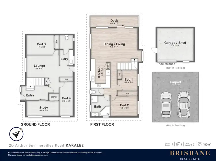 Floorplan of Homely house listing, 20 Arthur Summervilles Road, Karalee QLD 4306