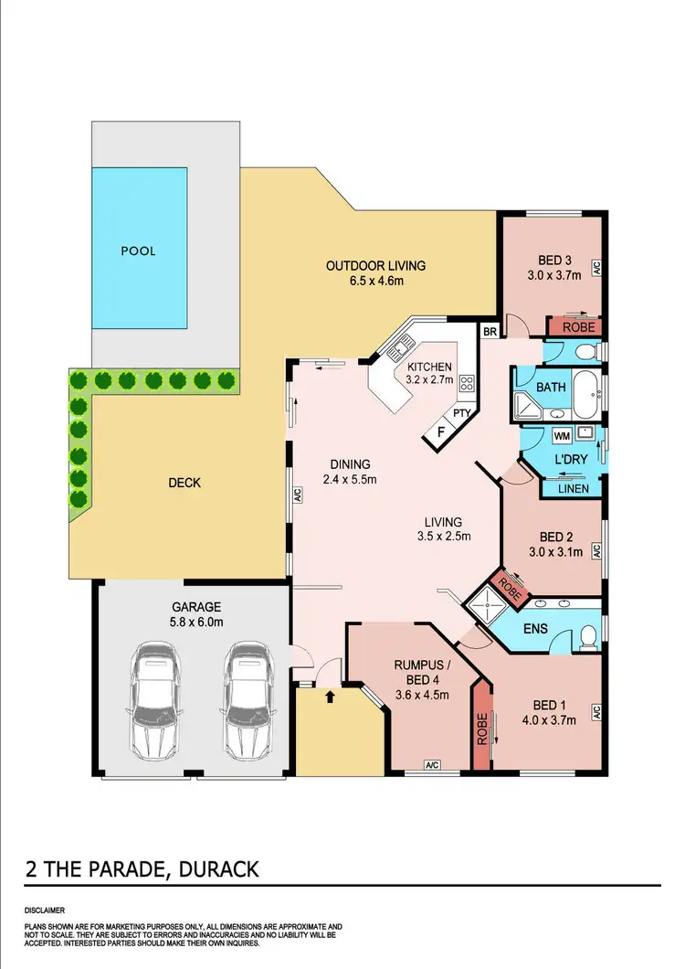Floorplan of Homely house listing, 2 The Parade, Durack NT 830