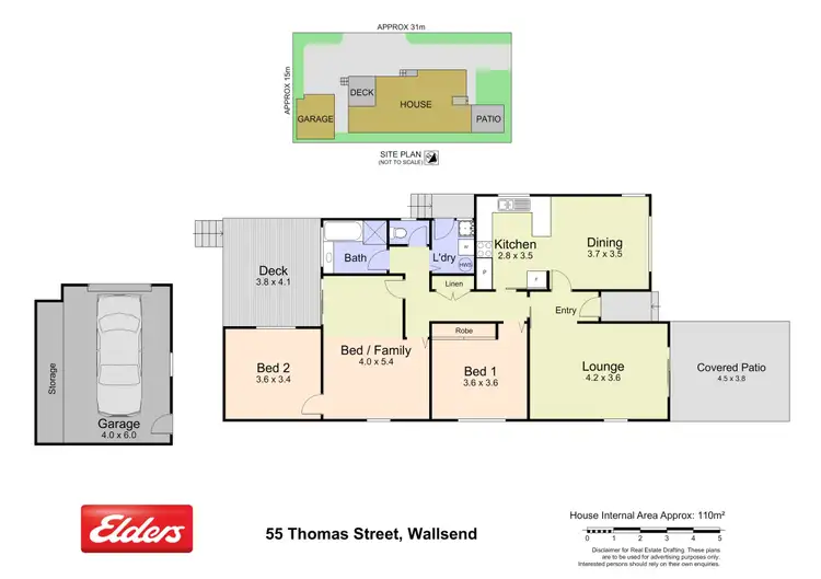Floorplan of Homely house listing, 55 Thomas Street, Wallsend NSW 2287