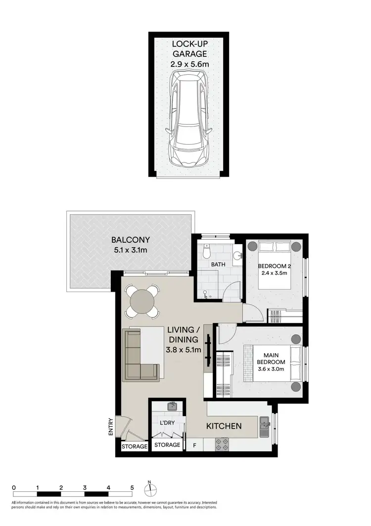 Floorplan of Homely apartment listing, 21/86-88 Karimbla Road, Miranda NSW 2228