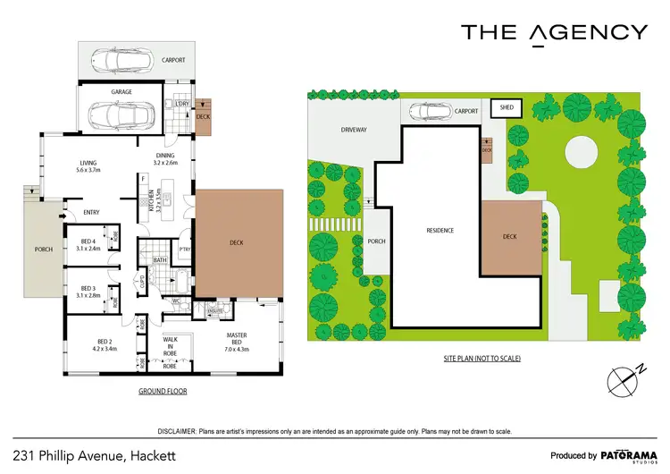 Floorplan of Homely house listing, 231 Phillip Avenue, Hackett ACT 2602