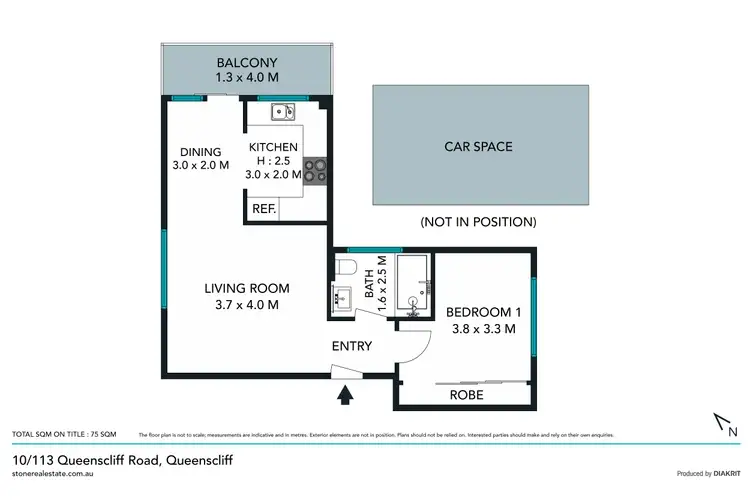 Floorplan of Homely apartment listing, 10/113 Queenscliff Road, Queenscliff NSW 2096