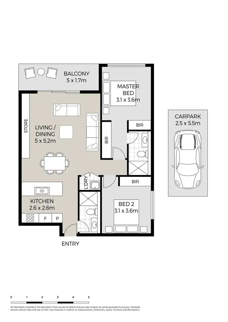Floorplan of Homely apartment listing, 312/25 Dawes Avenue, Castle Hill NSW 2154