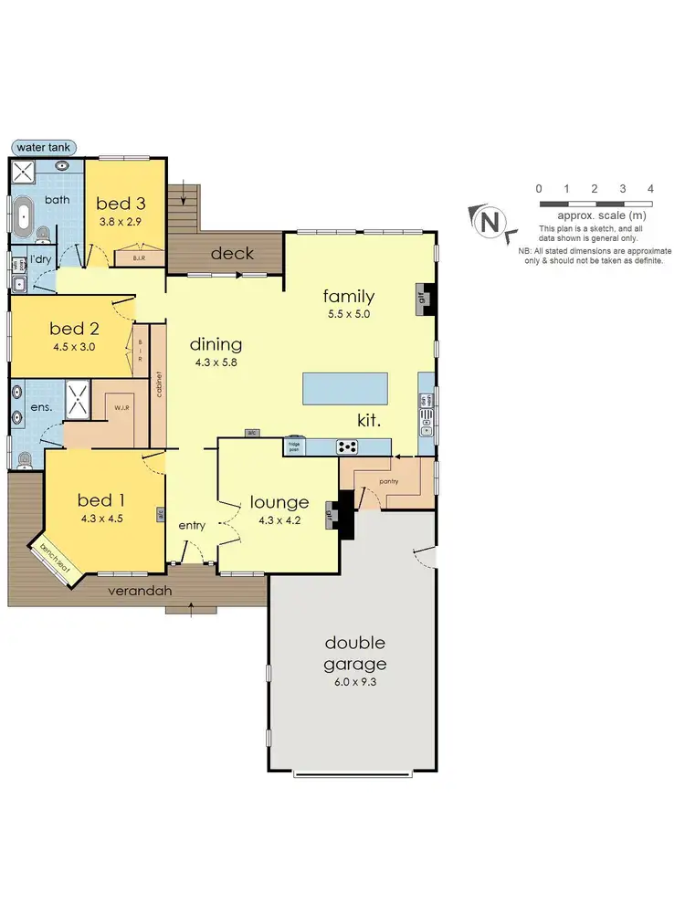 Floorplan of Homely house listing, 5 Vasey Concourse, Croydon VIC 3136